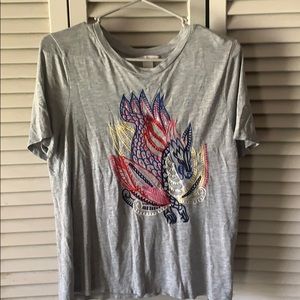 women’s dragon design shirt